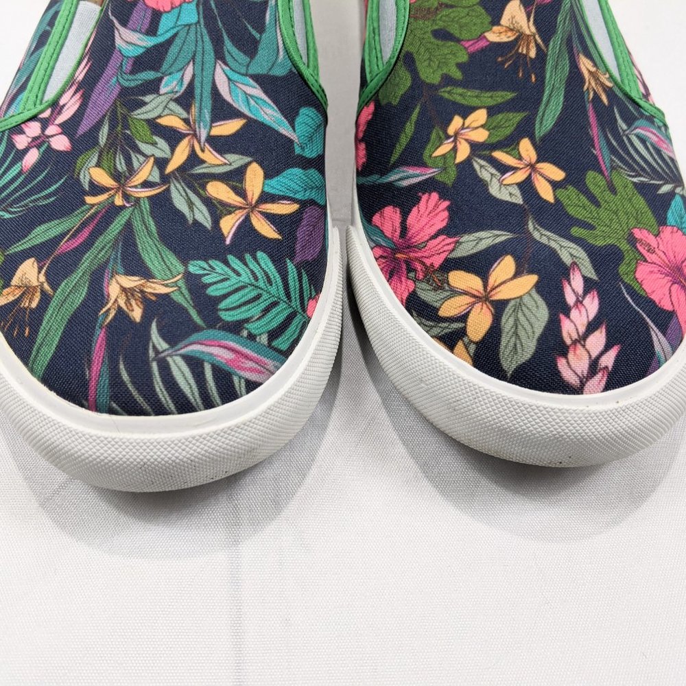Barcelonetta Women's Floral Slip On Sneakers SZ 10 - Picture 3 of 8